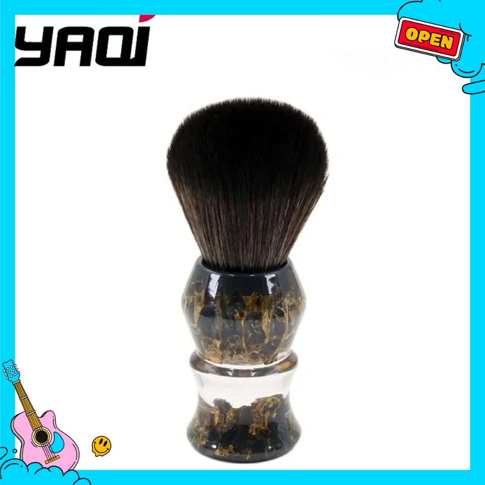 

Кисть для влажного бритья Yaqi DEEP STONES 24 мм, синтетический ворс, ручка из смолы, для мужчин, 2026 год