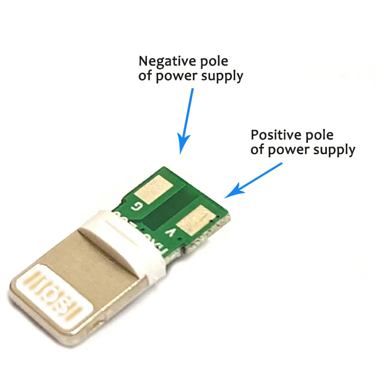 Lightning Dock USB Plug With Chip Board Male Connector welding Data OTG Line Interface DIY Data Cable For Iphone