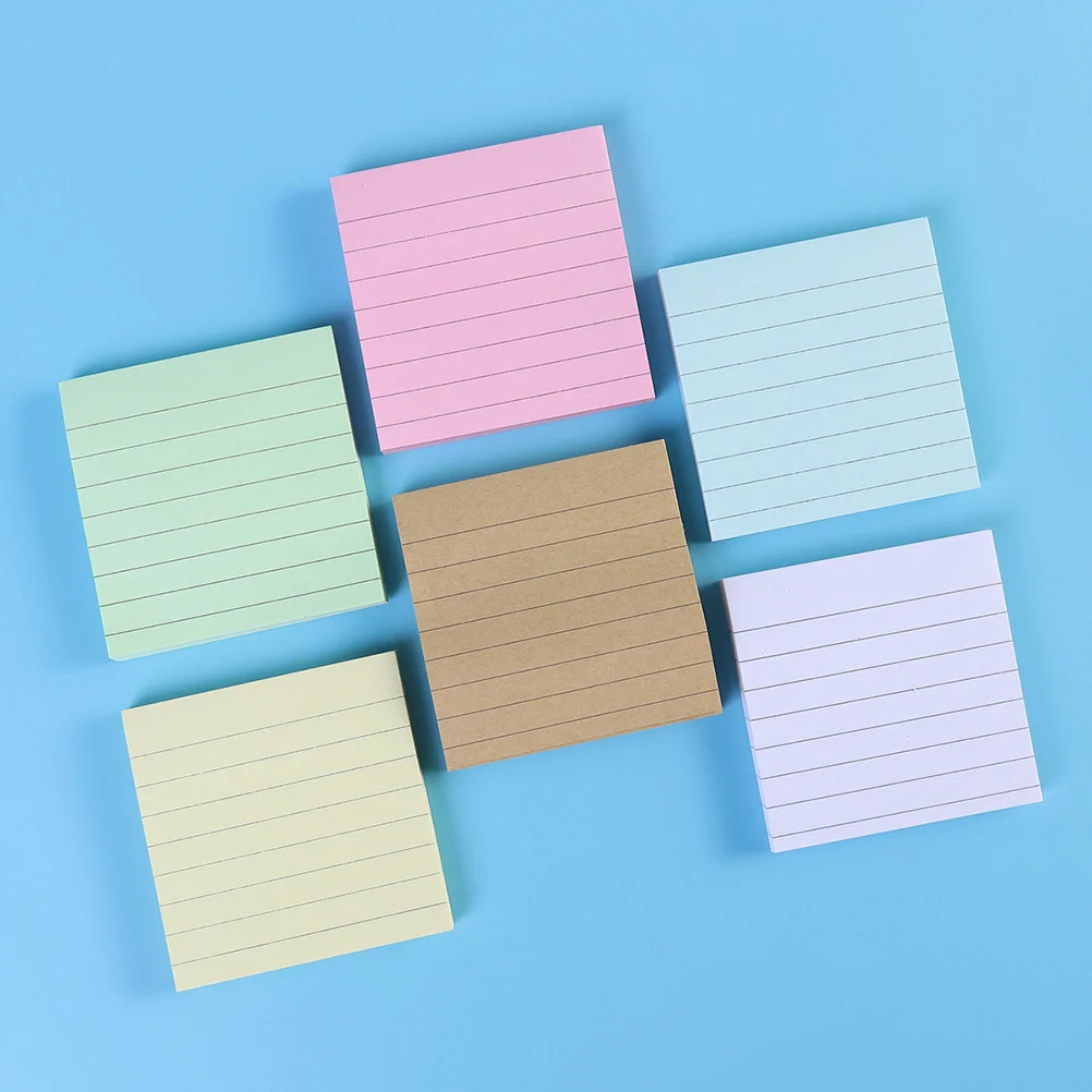 12Pcs Portable Mini Notepad Ruled Line Inner Adorable Candy Color for Daily Life Schedule Noting Home School Office Supplies