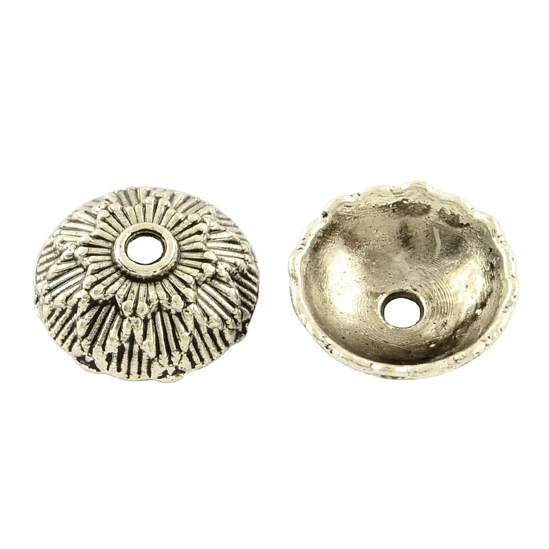 10-100PC Tibetan Style Alloy Acorn Bead Caps Spacer Bead Caps Ends for Earring Necklace Jewellry DIY Craft Making