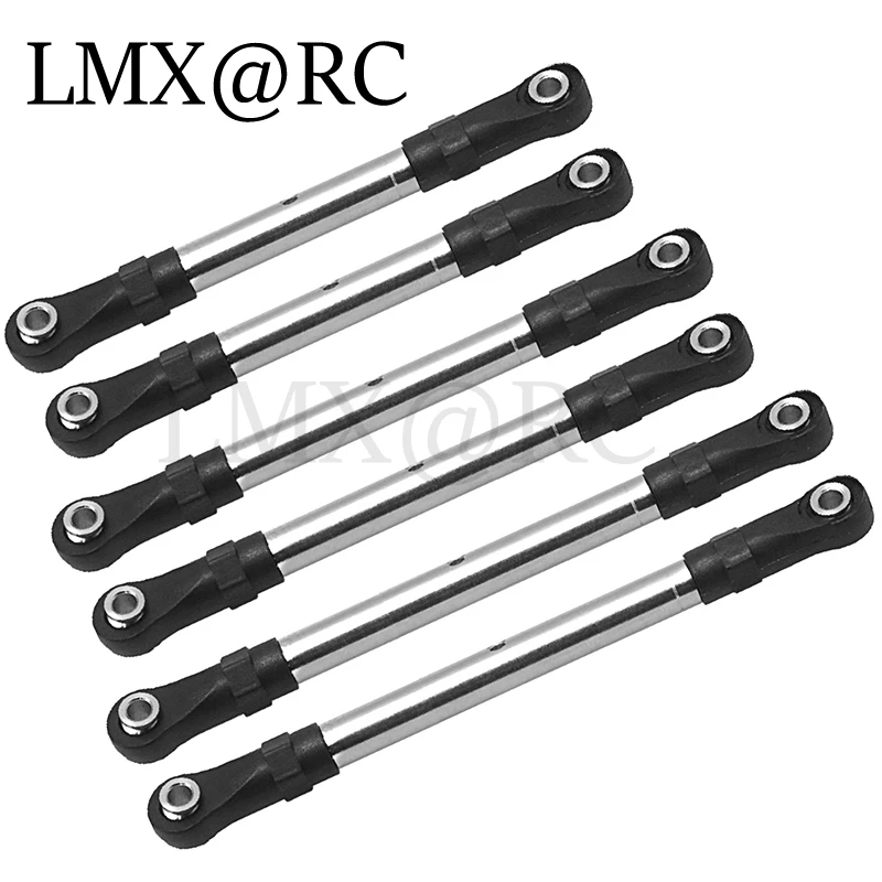 Stainless Steel Turnbuckles Pull Rod Link Rod Steering Rod Set For Traxxas Slash 2WD 1/10 RC Car Upgrade Parts Accessories