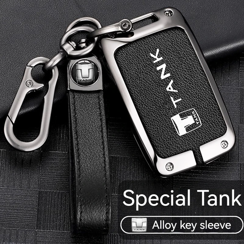 

Zinc Alloy Off-Road Tank 300 Key Case New Standard TANK Metal Shell Car Key Bag Suitable for Tank 500 Automobile Key Accessories