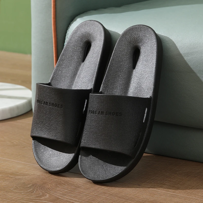 Men Women Bathroom Slides Indoor Home Slippers Comfy House Shoes Unisex Lightweight Eva Slipper Non-slip Hollow Bath Slippers