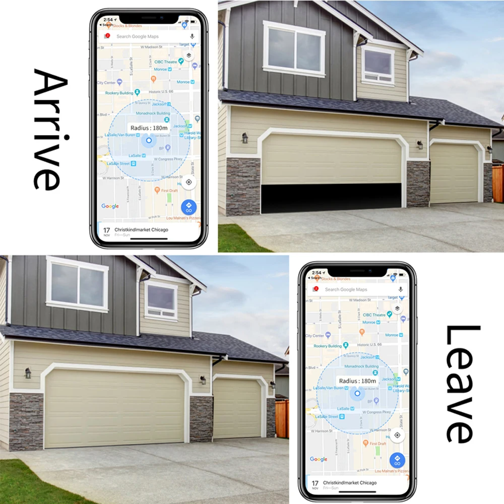 Support Tuya App Garage Door Opener WiFi Gate Door Controllor Works with Alexa Google Home Alice App Remote Voice Control 240