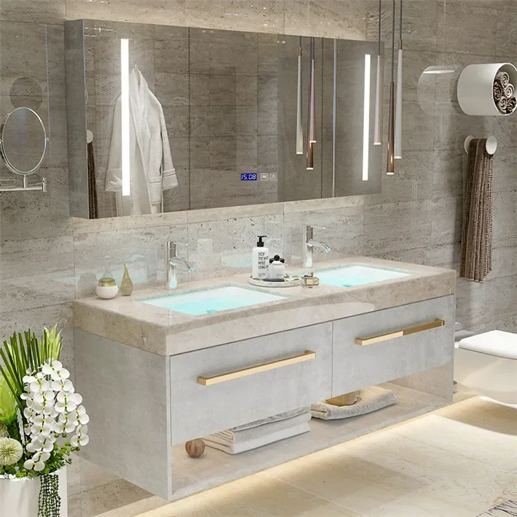 

Premium Luxury Modern Bathroom Vanity White Bathroom Cabinet