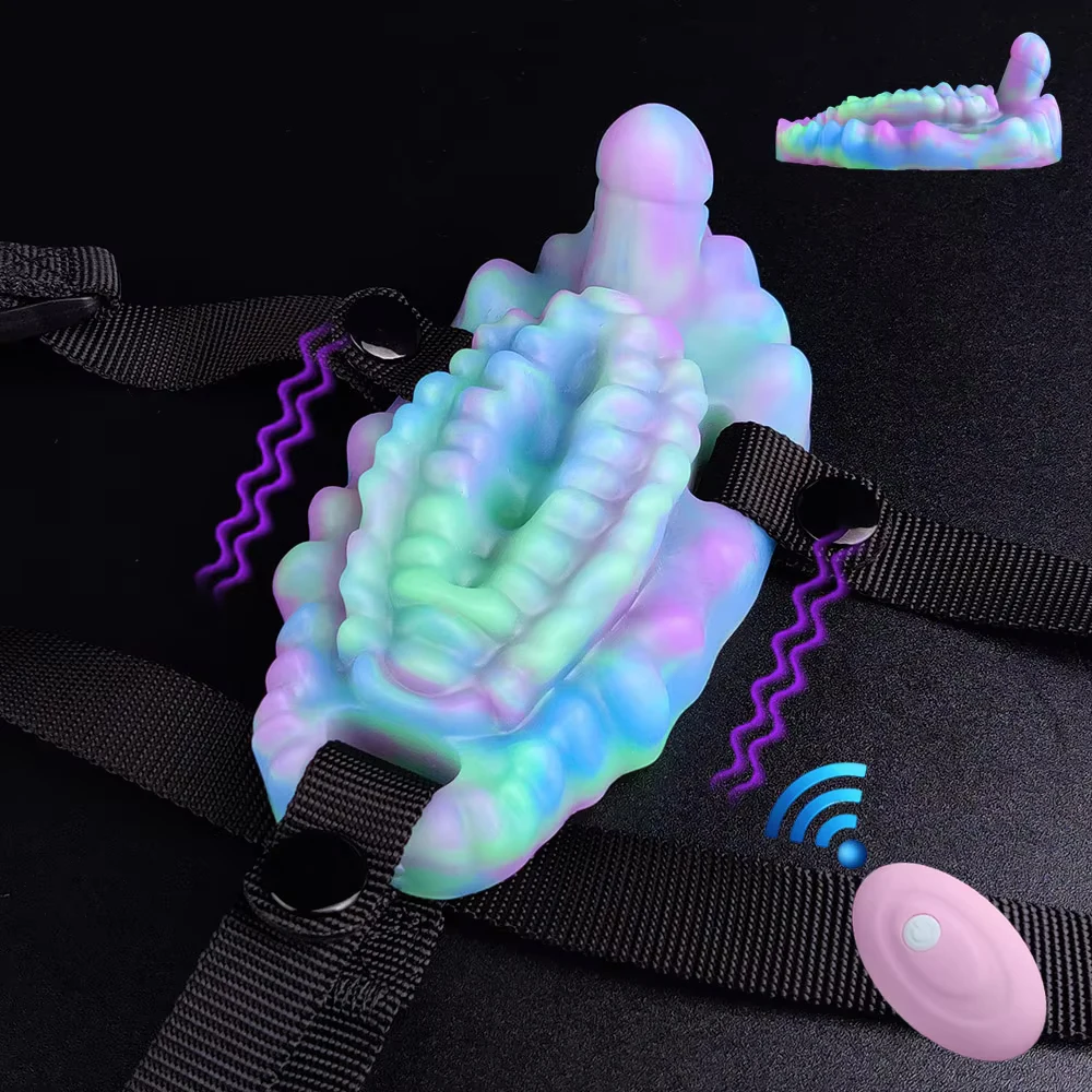 YOCY Strapon Silikon-Sexgrinder Vorspiel-Massagegerät Reibe- und Stoßspielzeug für Anfänger Masturbator Vibrator Klitorisstimulator_voghion.com