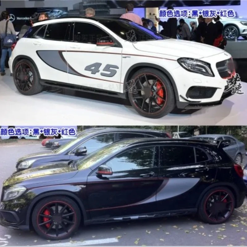 

Car Vinyl Stickers FOR Mercedes-Benz GLA AMG GLA45 Body Decoration Sports Decal Accessories