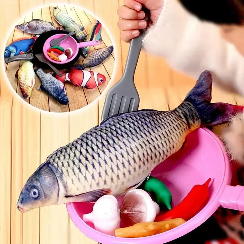 New Cat Toy Electric Fish Will Jump and Move To Sleep Fake Fish Electric Pat Fish Toy Fish