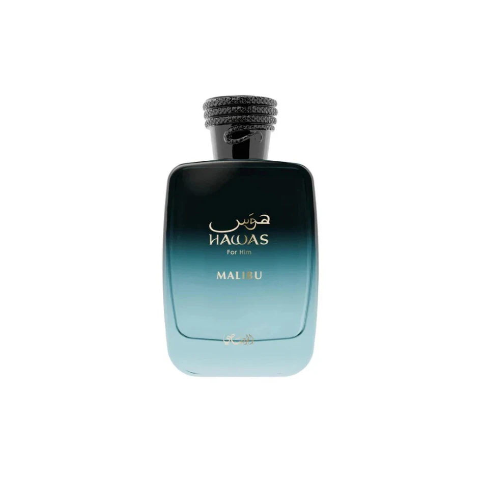 

RASASI Hawas MALIBU Парфюмерная вода для мужчин, 100 мл (3,4 унции), спрей со свежим и современным ароматом