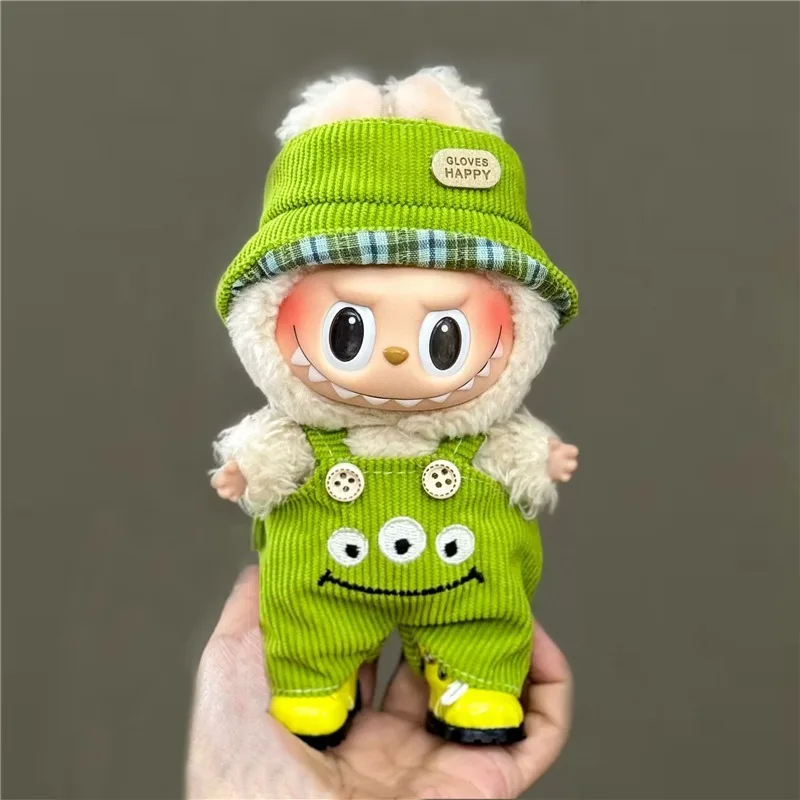 ชุดเสื้อผ้าตุ๊กตา Labubu ขนาด 15-17 ซม. สำหรับตุ๊กตาดิสนีย์ มิกกี้ มินนี่ เมาส์ ชุดตุ๊กตาผ้าพลัฌ สติทช์ วินนี่ เอเลี่ยน รองเท้า ชุดคอสเพลย์ อุปกรณ์เสริม