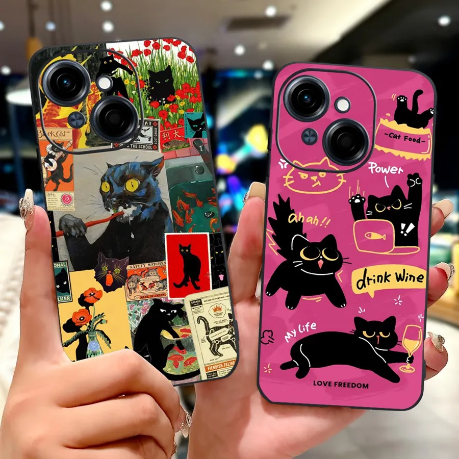 ل Tecno Spark GO 2025 go1 حافظة كرتونية رائعة لينة سيليكون الغطاء الخلفي ل Coque Tecno Pop9 غطاء Tecno Sparkgo 2025 قذائف #5