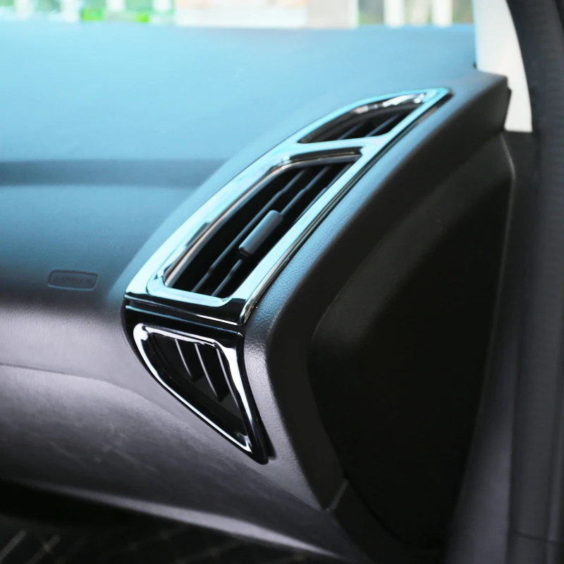 Car Interior Front Air Vent Protection Trim Air Conditioning Decoration Sticker for Ford Focus 3 4 MK3 MK4 2012-2017