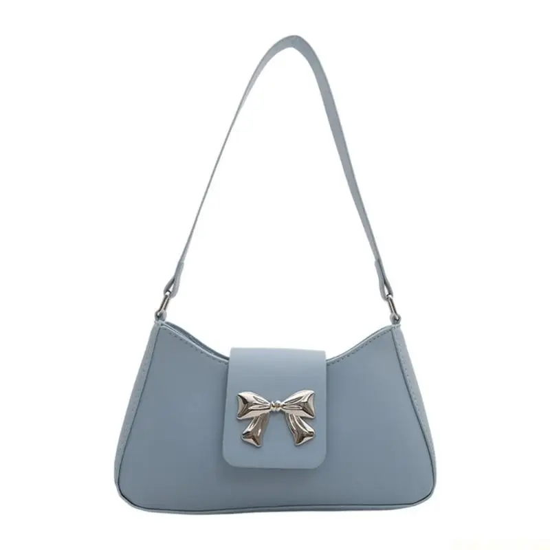 

X90D Современная женская сумка через плечо из искусственной кожи с уникальным украшением бантами