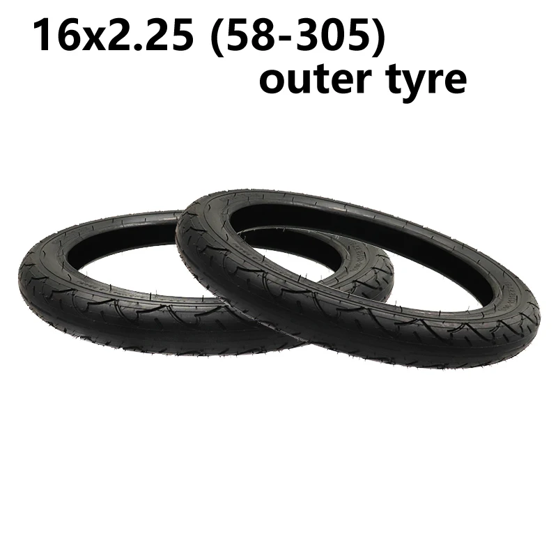 16x2.25 (58-305) 16 Inch Electric Bicycle tire for Lightning shipment electric bicycle tires bike tyre