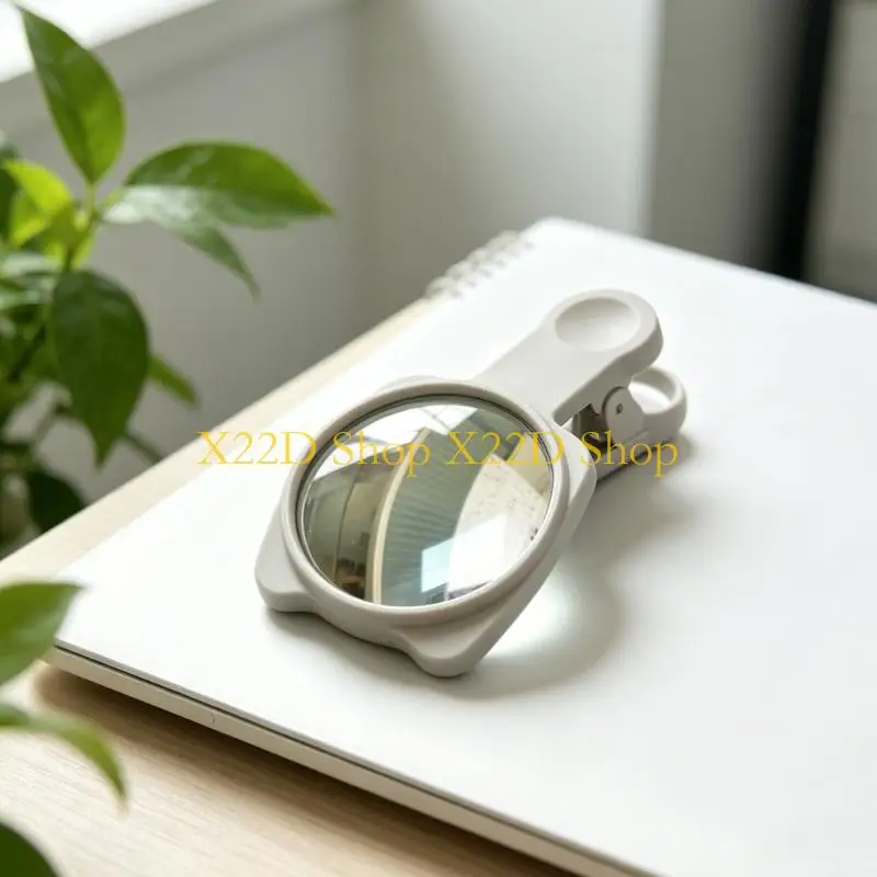 X22D Set of 2 Universal Phone Camera Rear Selfie Mirror Clip With High Visibilities And Easy Installation for Perfect Selfie