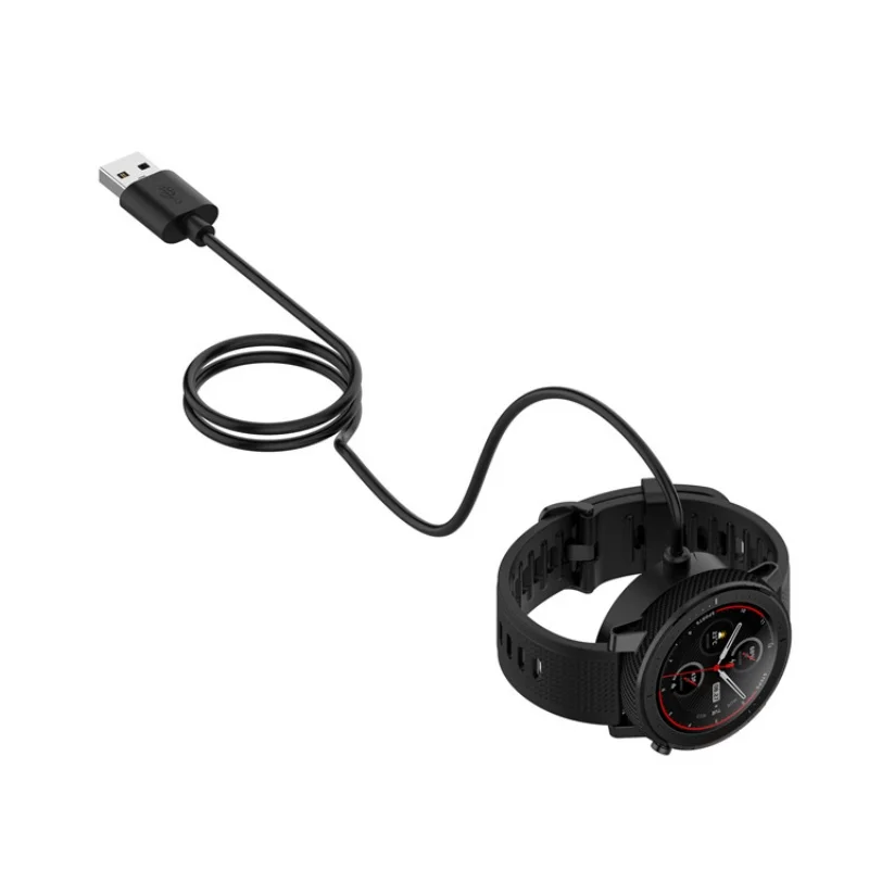 Adaptador de cargador de base USB, Base de Cable de carga, Cable de cuna para Amazfit Stratos 3, cargador de reloj inteligente deportivo para Stratos3 A1928