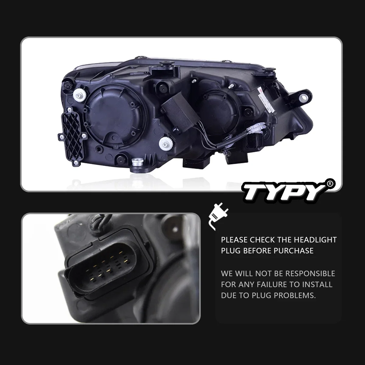 

TYPY Car For VW Jetta Mk6 Headlight 2012-2018 Upgrade Modified to New DRL Dynamic Turn Signal LED Headlight Auto Accessories
