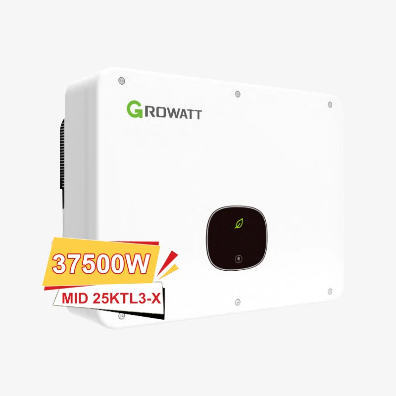 Growatt 15Kw Hybrid Solar Inverter Solar Inverter Mid 15~25Ktl3-X 15Kw 20Kw 25Kw On Grid Solar Inverter Dual Mpp Trackes