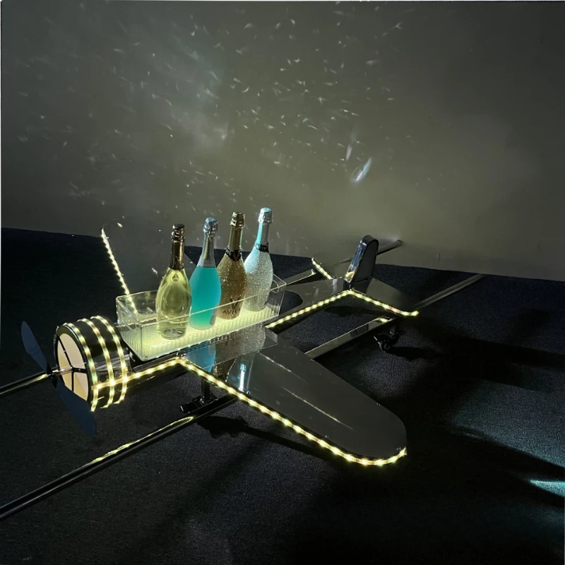 

Metal aircraft, wine seat, large dance hall, bar, nightclub, executive toasting parade, high-end foreign , colorful seat