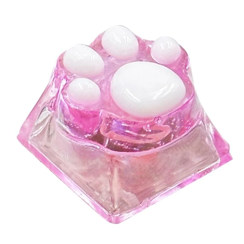 W91A индивидуальная смола Keycap Lovely Claw Personality Translucally Keycap