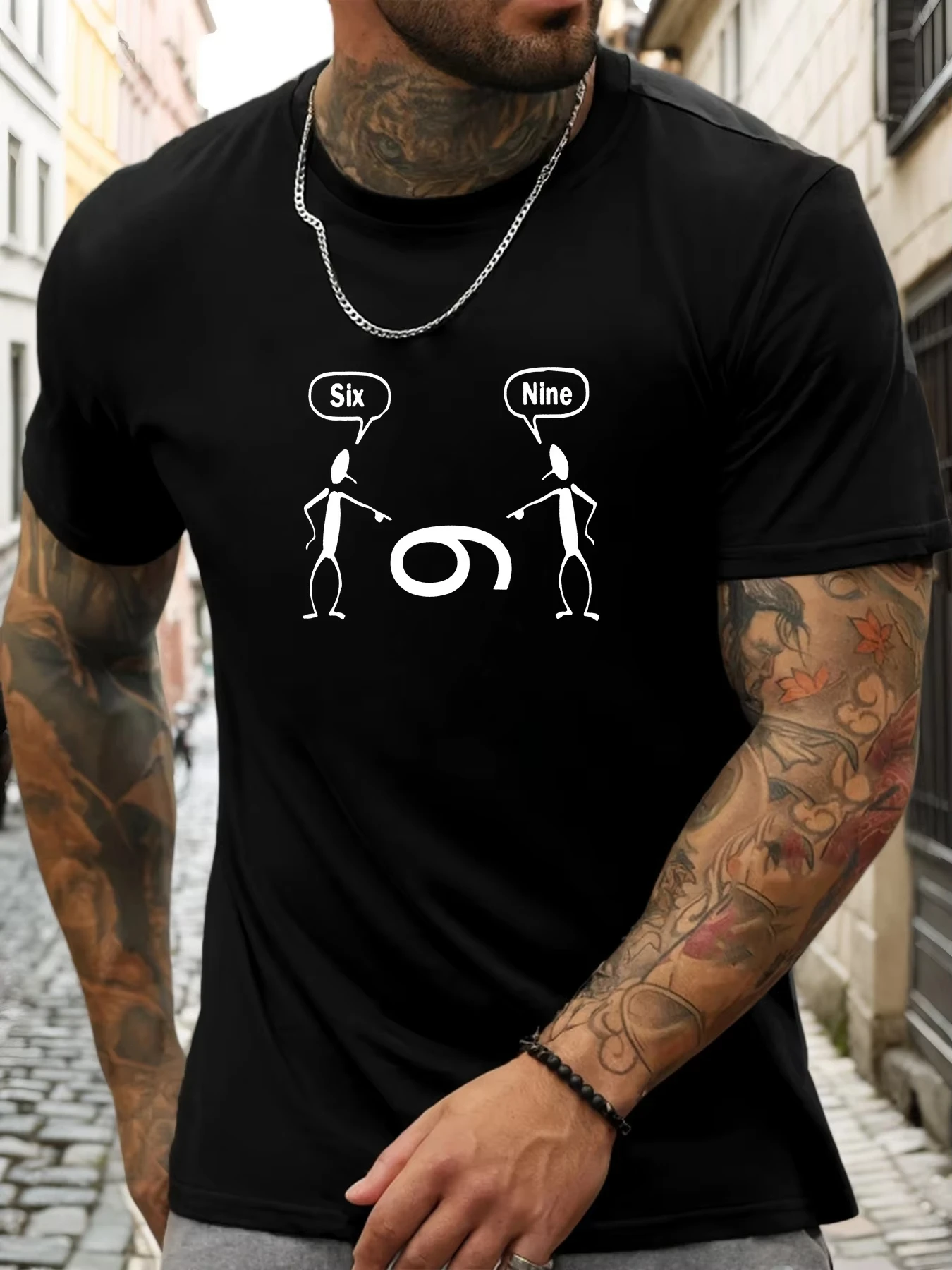 

Men's Sports Daily Cotton Halloween Day of The Dead Theme Fun Printed T-shirt Casual Round Neck Top Men's T Oversized T Shirt