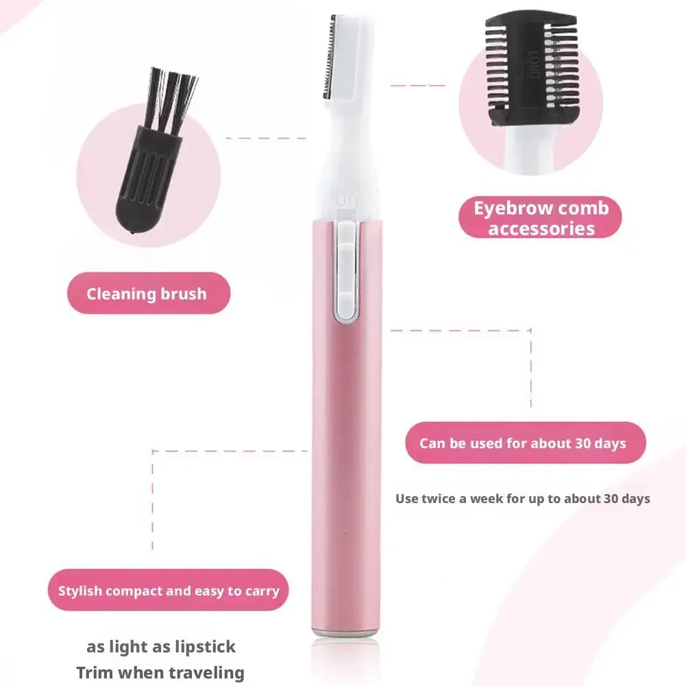 Multifunction Shaver Electric Eyebrow Trimmer Makeup Painless Epilator Mini Razor Portable Facial Hair Removal for Body Face