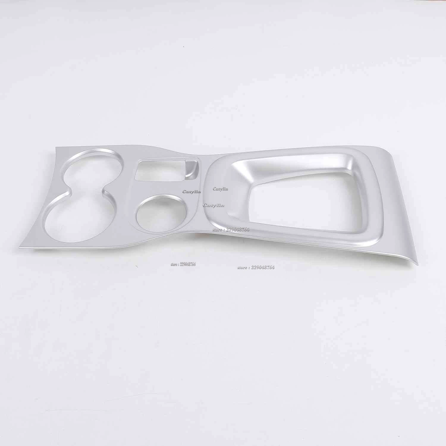 For Renault Kadjar 2016 2017 2018 2019 Auto Interior Carbon Fiber Color Console Gear Shift Cover Trim Frame Styling Accessories