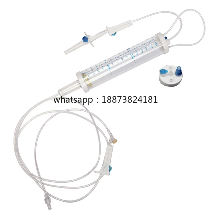 Set with Burette CE Medical Burett Iv Infused Set 100ml 150ml Adult and Pediatric Intravenous Drip Burette  Set fast shipping
