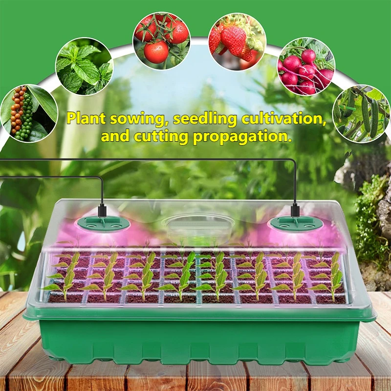 طقم صينية شتلات بـ 24/48 خلية  - مراجعة Dome Propagation Kit وسعره