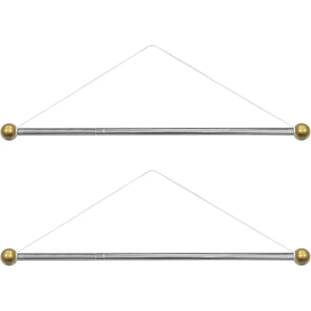 

Double Pack Adjustable Hanging Rods for Tapestries, 11-20 Inch, Ideal for Wall Decor