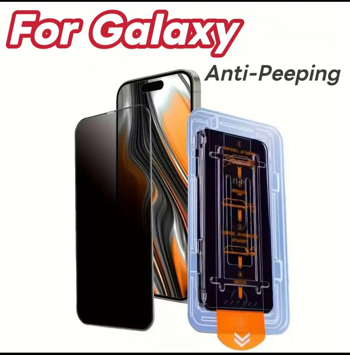 

Ultrasonic Fingerprint Tempered Glass Screen Protector For Samsung Galaxy S24 Ultra S23 S22 S21 S25 Plus 5G Anti Peeping HD