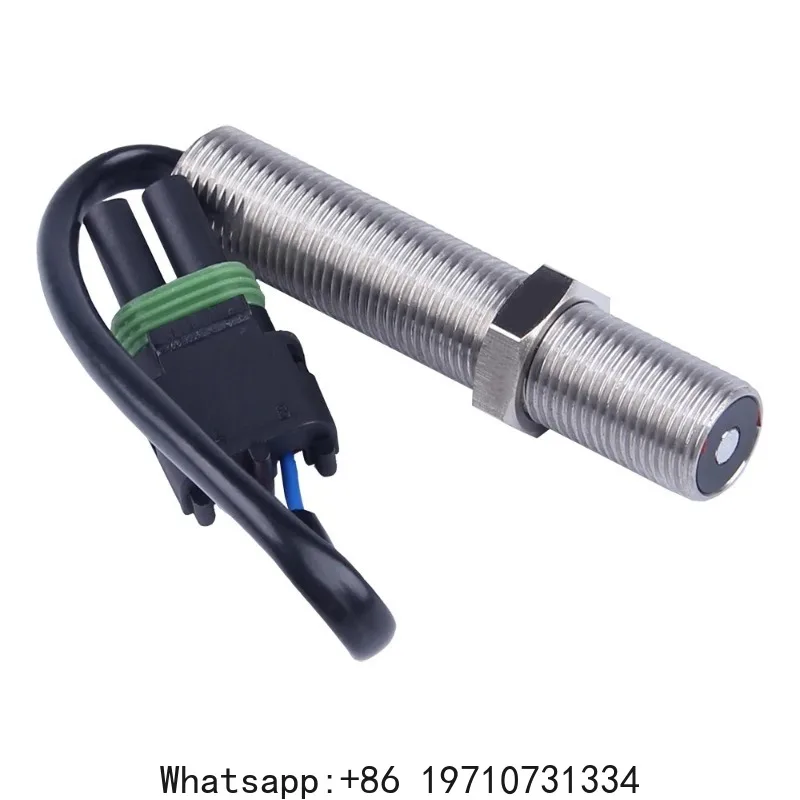 

Magnetic Pickup MPU 3034572 Speed Sensor 80mm diesel generator part 5/8-18UNF-80 thread magnetic RPM genset ohm stainless sensor