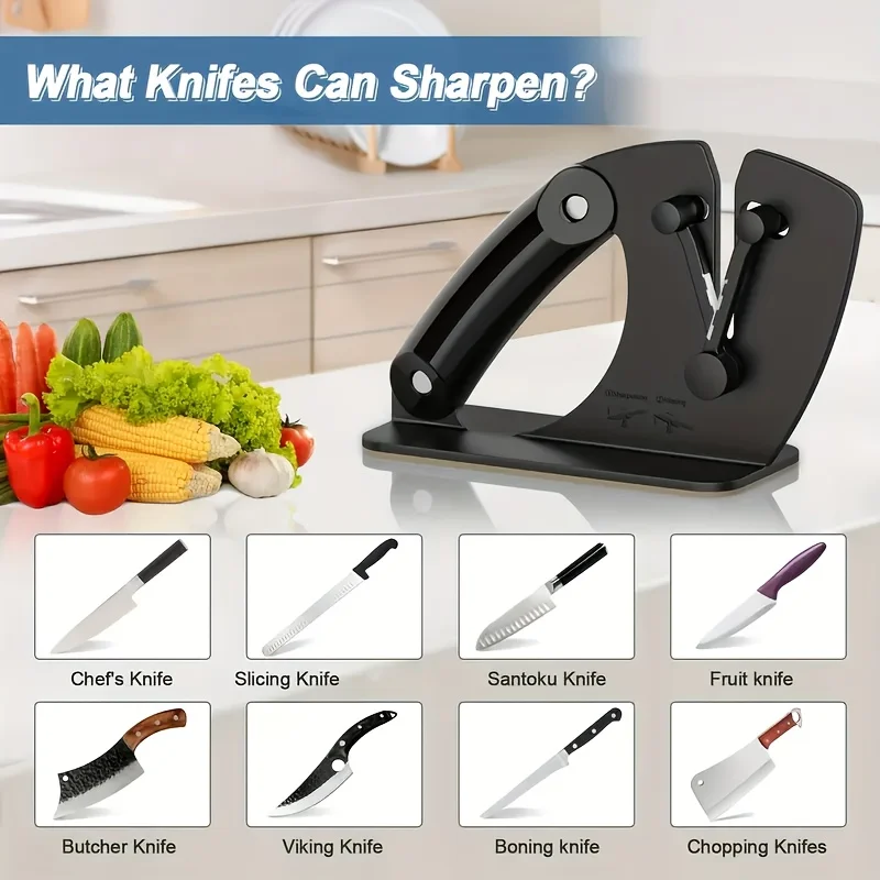 2026 Professional Knife Sharpener Kitchen Portable Knife Sharpener Sharpening System Kitchen Gadgets Knife Sharpening Stone Hot