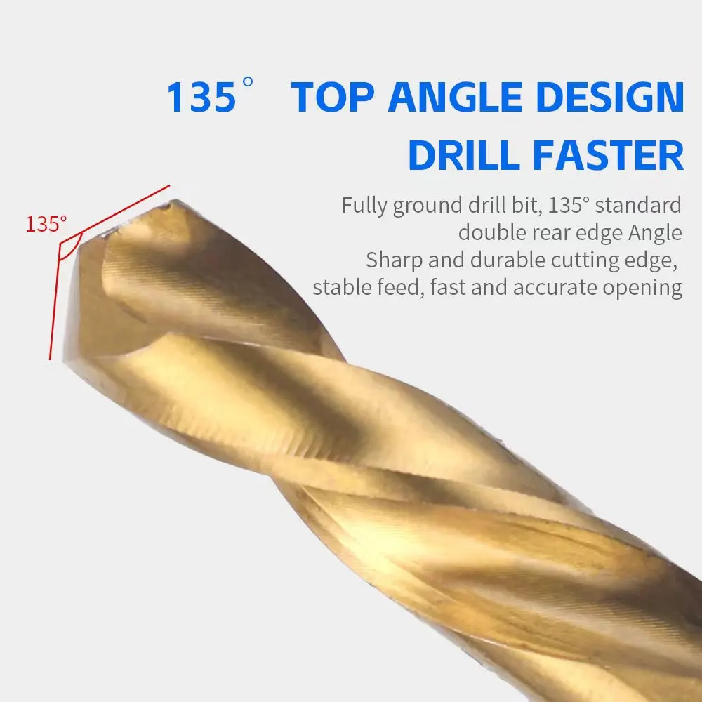 11PC high-speed steel drill bit combination set screw extractor broken wire extractor high-speed steel drill bit combination