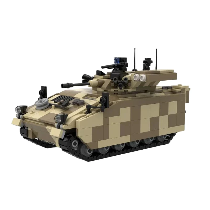 FV510 Infantry Fighting Vehicle Model MOC Building Bricks War Equipment Modular Technology Gifts Holiday Assemble Children Toys