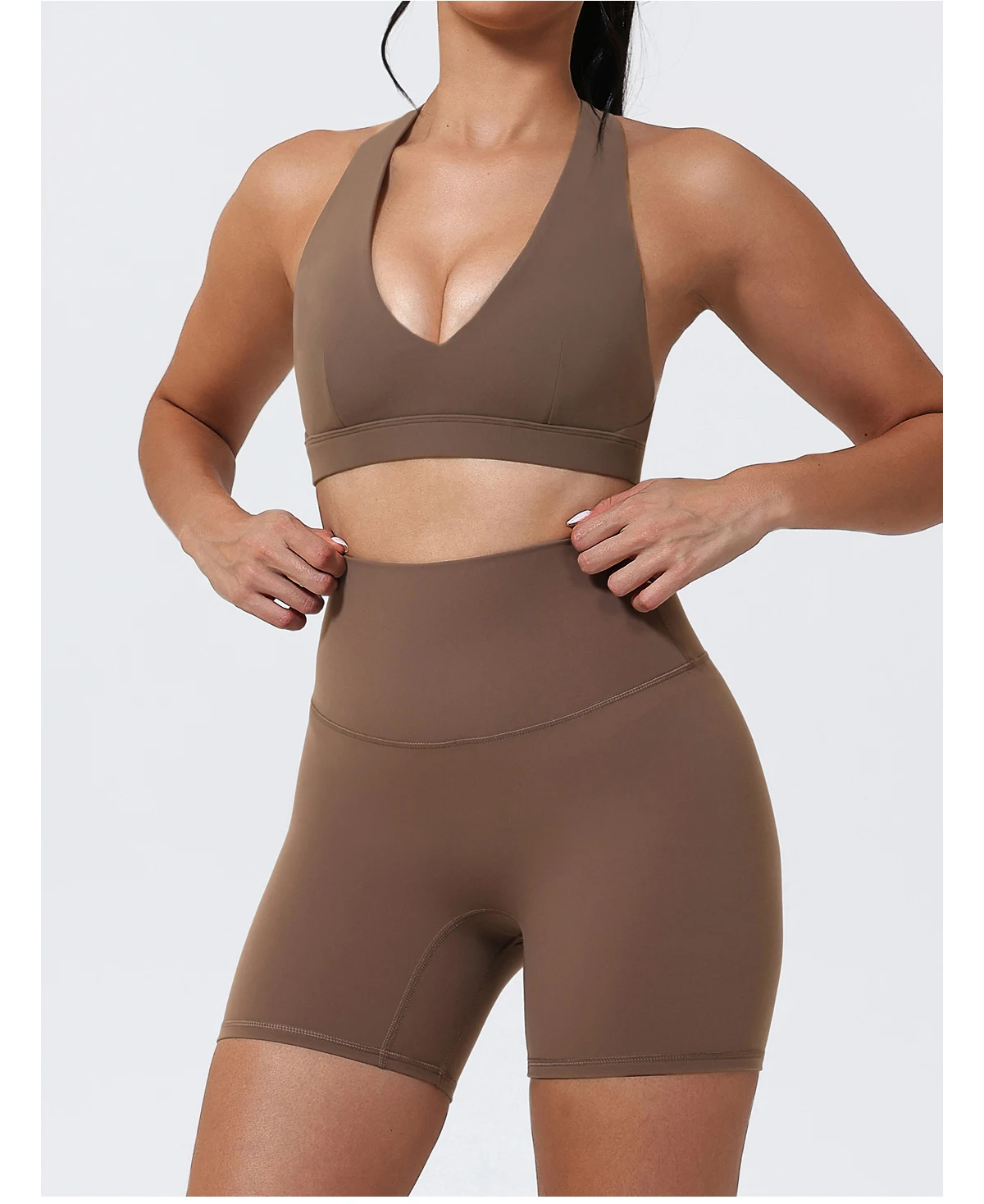 Hearuisavy Sommer-Sport-BH für Damen, Pilates, Yoga, Gymnastikunterwäsche, Laufen, stoßfest, atmungsaktiv, schnell trocknend, Fitness-Top für Mädchen – Detail 24