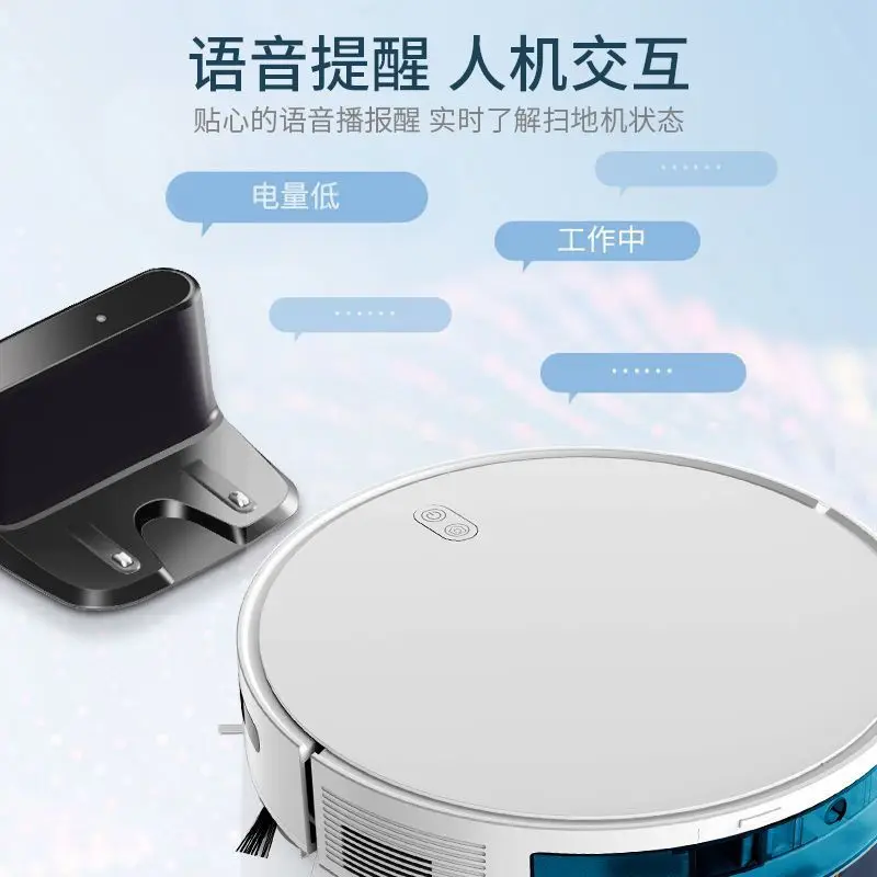 Robot spazzante con ricarica ultrasottile Smart Home Trascina e lavaggio integrati