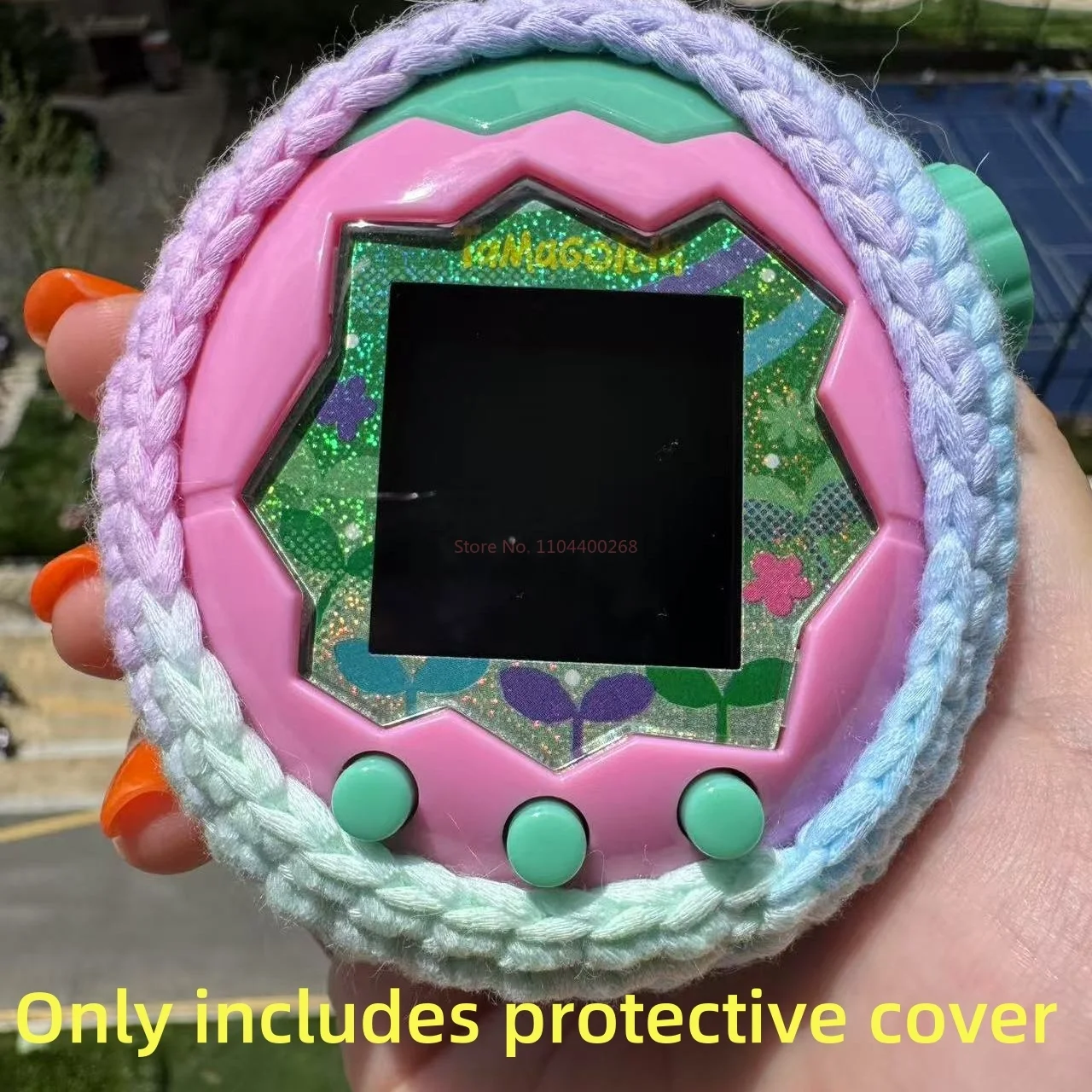 Hohe Qualität Kawaii Tamagotchi Paradise Schutzhülle Farbe Garn Abdeckung Paradise Zubehör Schützen Shell Dekoration Ornamente