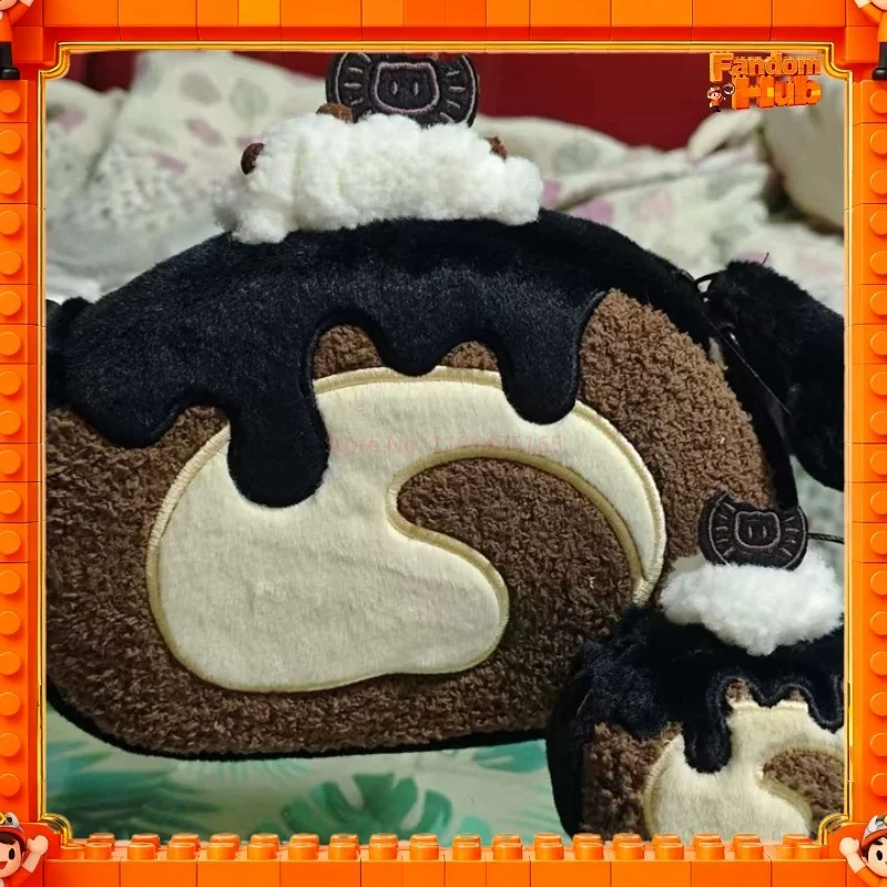 Original Sofdoll Hanmiao Cat Roll Cute Black Cat Plush Bag Crossbody Itabag Shoulder Handheld Doll Bag Girl'S Birthday Gift