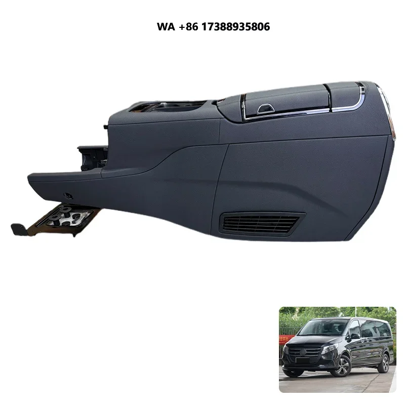 2024-2026 Vito W447 Drawer Compressor Fridge Center Armrest Box Car Refrigerator for Business Van Interior Upgrade