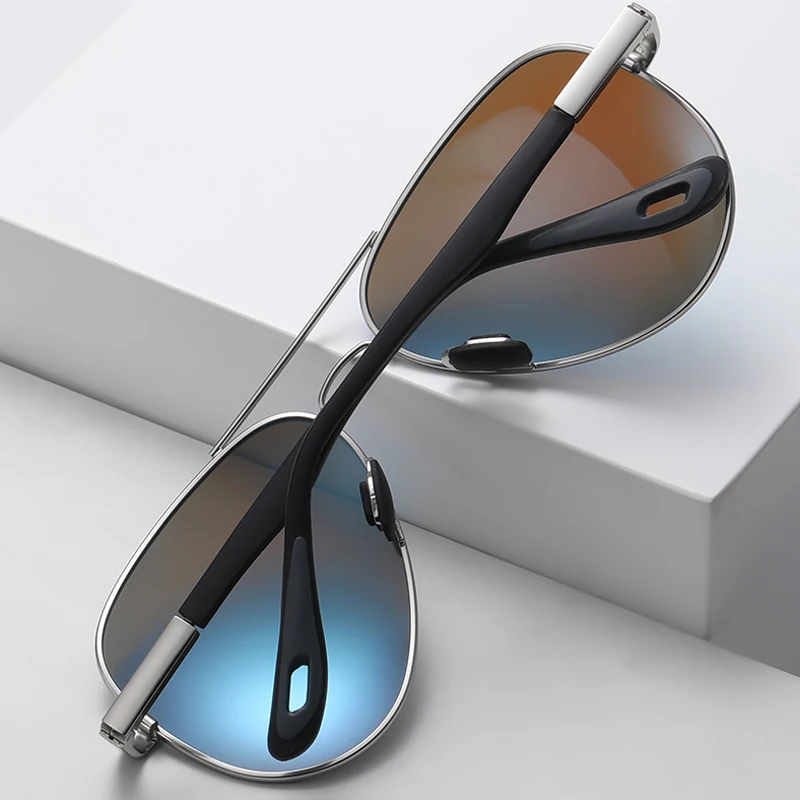 KIZN Gepolariseerde Pilot Klassieke Bijziendheid Zonnebril TR90 Mode Bril voor Mannen En Vrouwen Aangepaste Rijden Bril