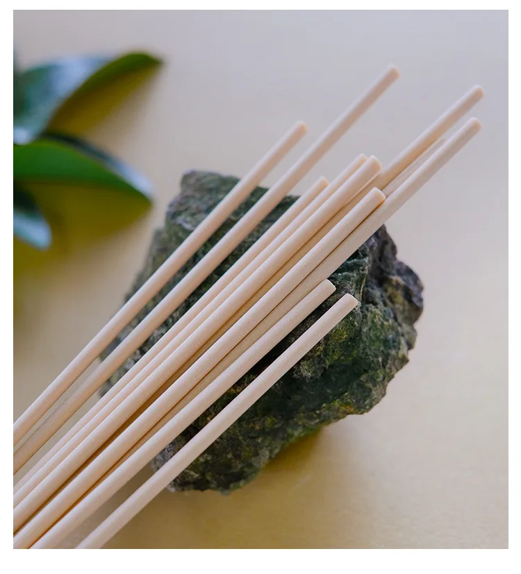 500Pcs 3/4/5mm X L30/25/22/15cm Essential Oil Reed Diffuser Fiber Sticks, Beige Color, Perfume Diffuser Sticks for Home Decor