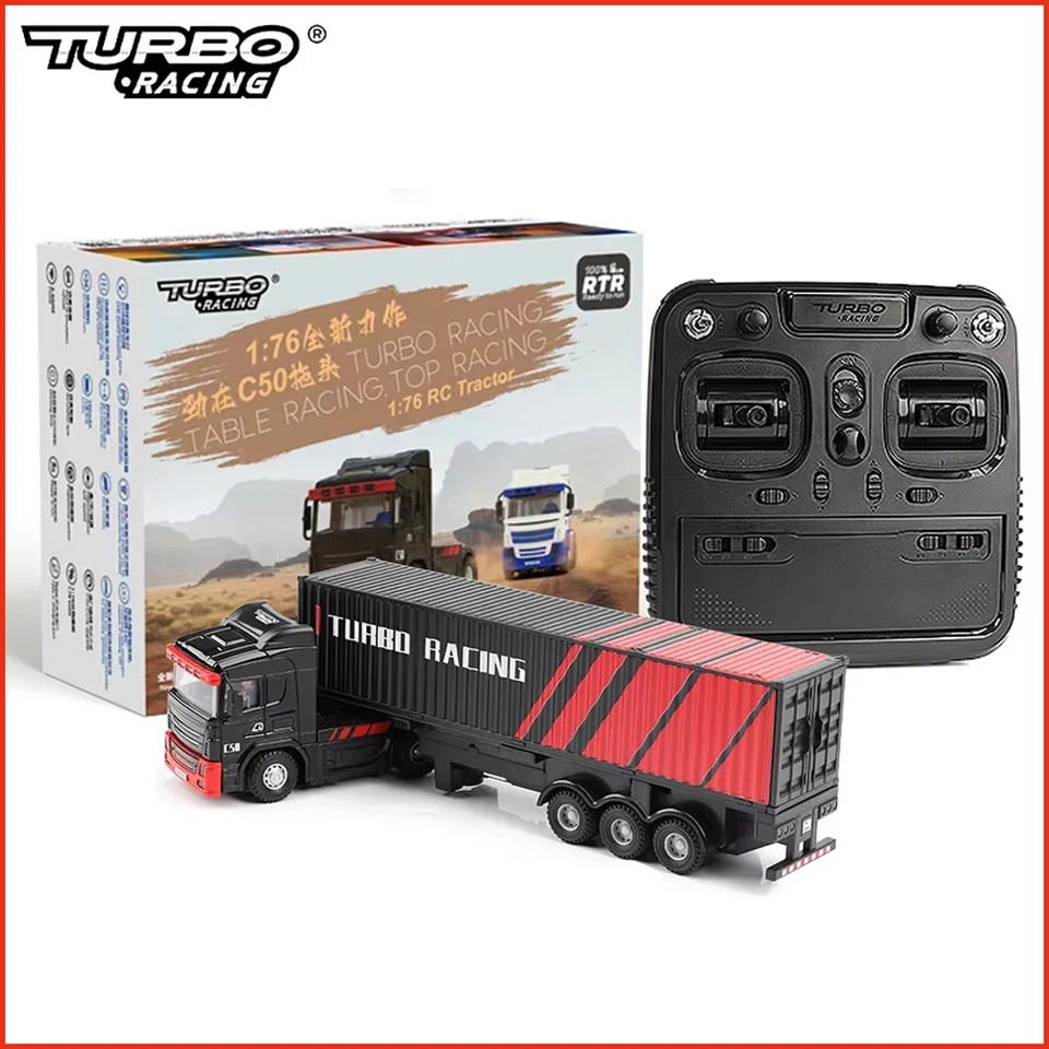 Turbo Racing C50 1:76 Full Proportional 4WD RC Semi-truck Tractor
