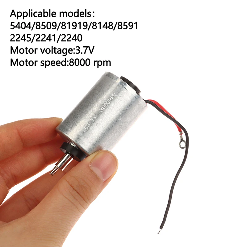 Motor giratorio DC 3,7 V 8000 RPM apto para repuesto de Motor rotativo para cortadora de pelo 8148/8591