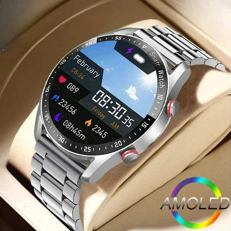2026 JY NEW Bluetooth Call Smart Watch Men Laser Health Blood Pressure Fitnes Sports Watches Sports Waterproof Smartwatch+Box