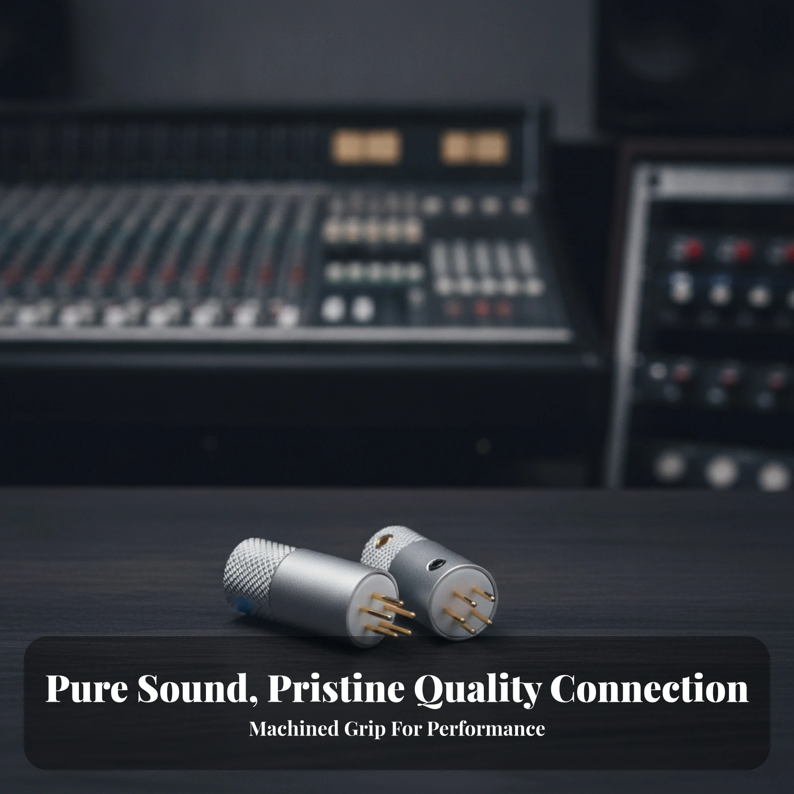 Tonearm DIN Connector Anti-Slip 5-Pin DIN Connector Tonearm Plug with Gold-Plated Pins Conductive Stable for Audiophiles