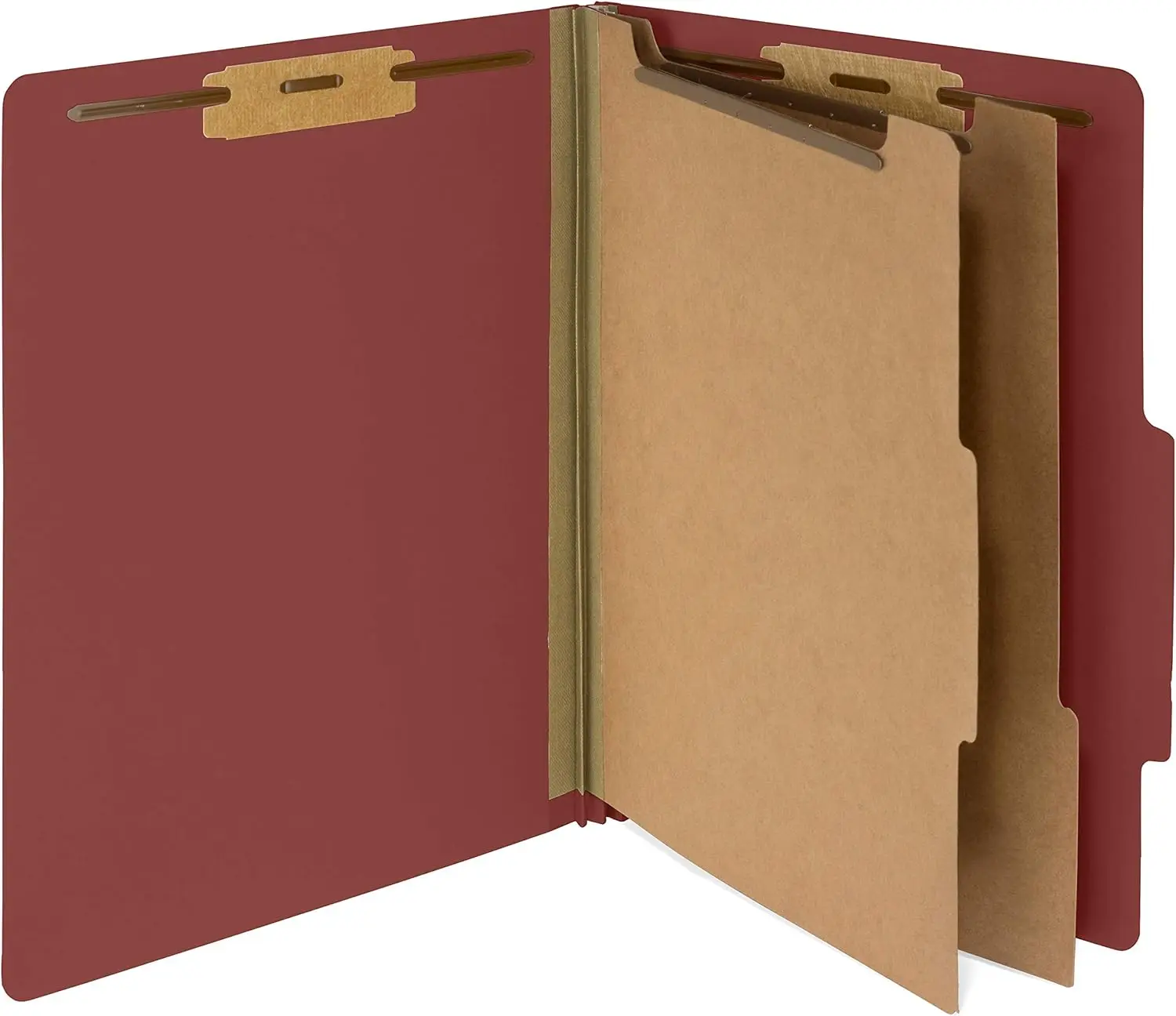 

10 красных папок с 2 разделителями, 2-дюймовыми расширительными вкладышами из Tyvek, прочными застежками для медицинских, юридических и офисных документов - формат Letter