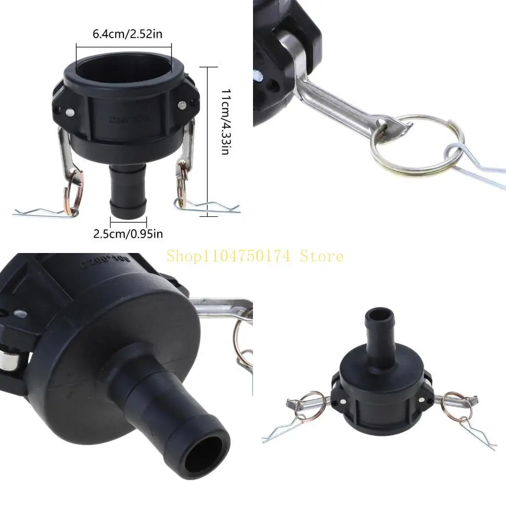 

275-330 галлон IBC Tote для танка адаптер 2 "кулачка с 1" садовым шлангом