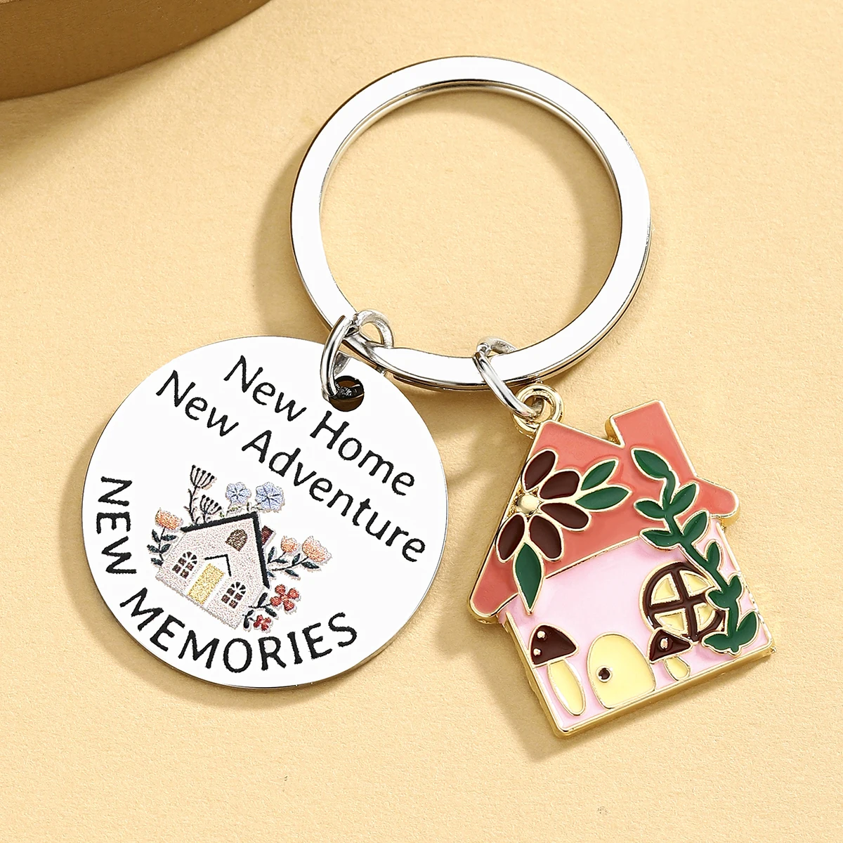 New Year Keychain Gifts Housewarming Gifts New Homeowner Gift Closing Gift For Home Buyers House Warming Present For Women Men