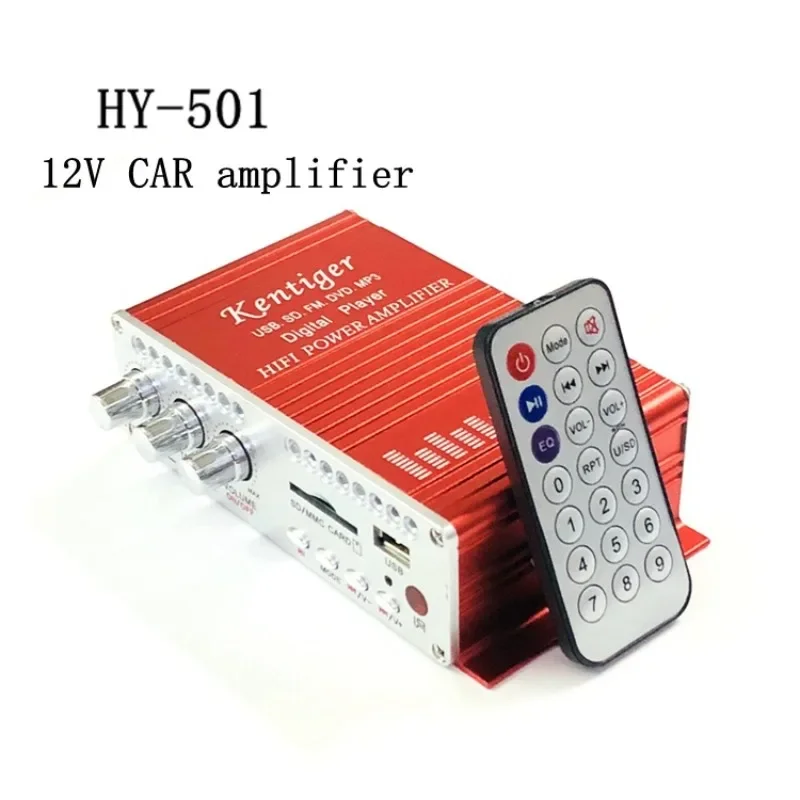 سيارة مشغل الصوت الرقمي مكبر كهربائي صغير 2x20 واط HiFi ستيريو SD USB CD DVD MP3 FM المنزل قبل مكبر للصوت المسرح المنزلي مكبرات الصوت